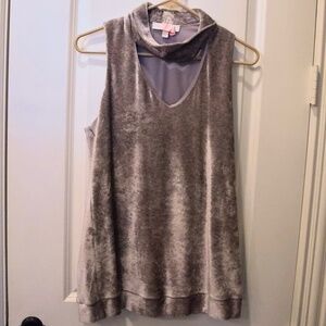 ETC Brand Velvet Top